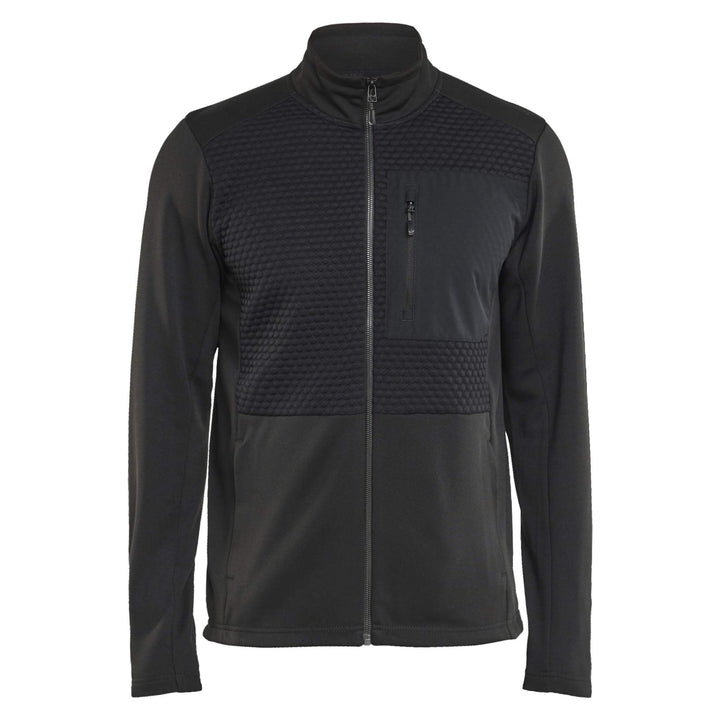 Blaklader 35482526 Full Zip Sweatshirt Black Main #colour_black