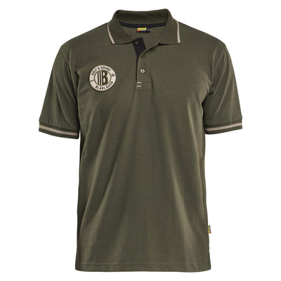 Blaklader 94021050 Grit And Grind Polo Shirt Forest Night Main #colour_forest-night