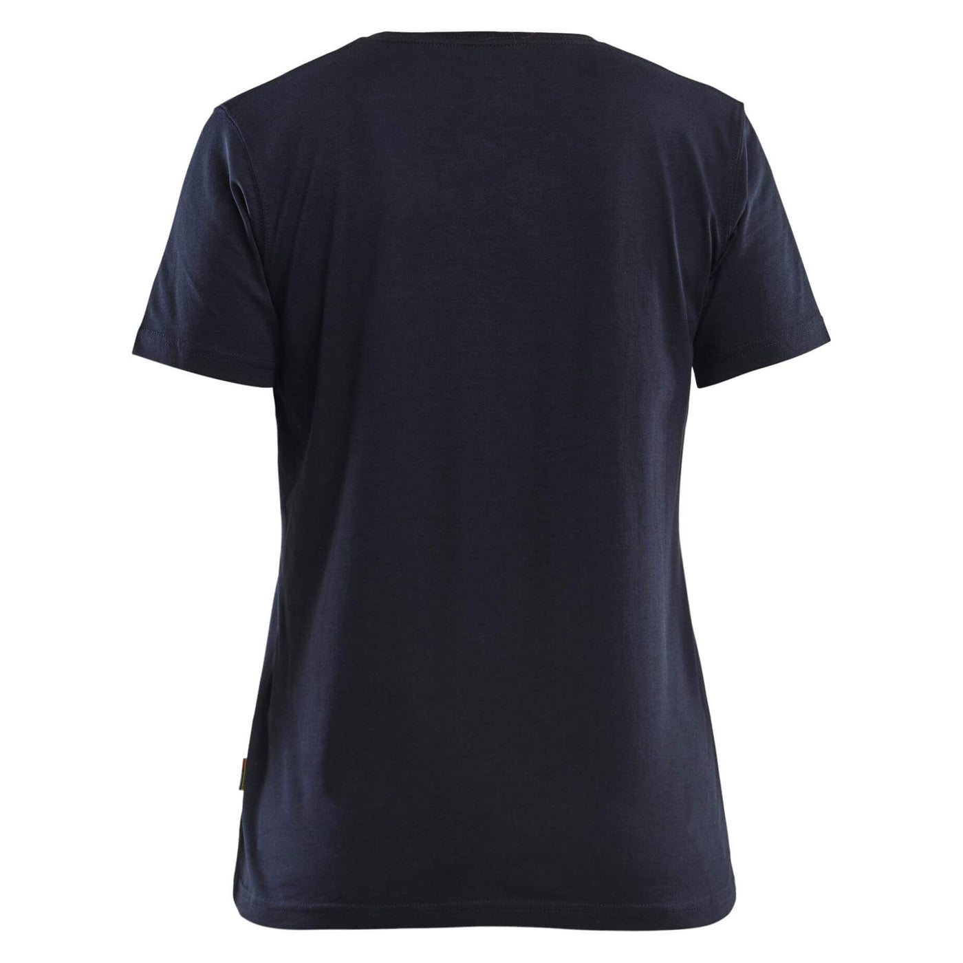 Blaklader 94091042 Grit And Grind Womens Cotton T-Shirt Dark Navy Blue Rear #colour_dark-navy-blue