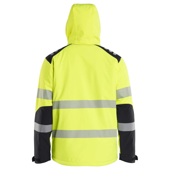 Blaklader 44002513 Hi-Vis Lightweight Lined Waterproof Winter Softshell Jacket Yellow/Black Additional 1 #colour_yellow-black