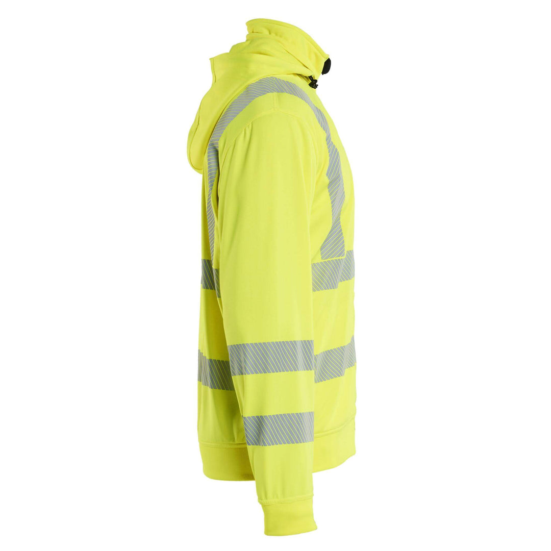 Blaklader 35732538 Hi-Vis Sweatshirt with Detachable Hood Hi-Vis Yellow Right #colour_hi-vis-yellow
