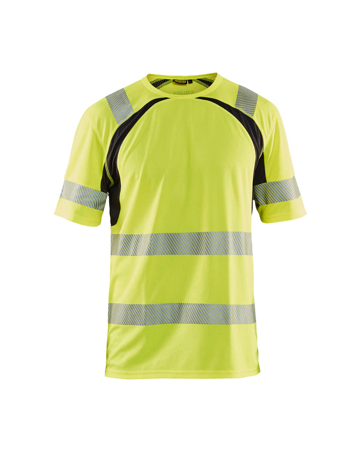 Blaklader 33971013 Hi-Vis T-Shirt UV-Protection Yellow/Black Main #colour_yellow-black