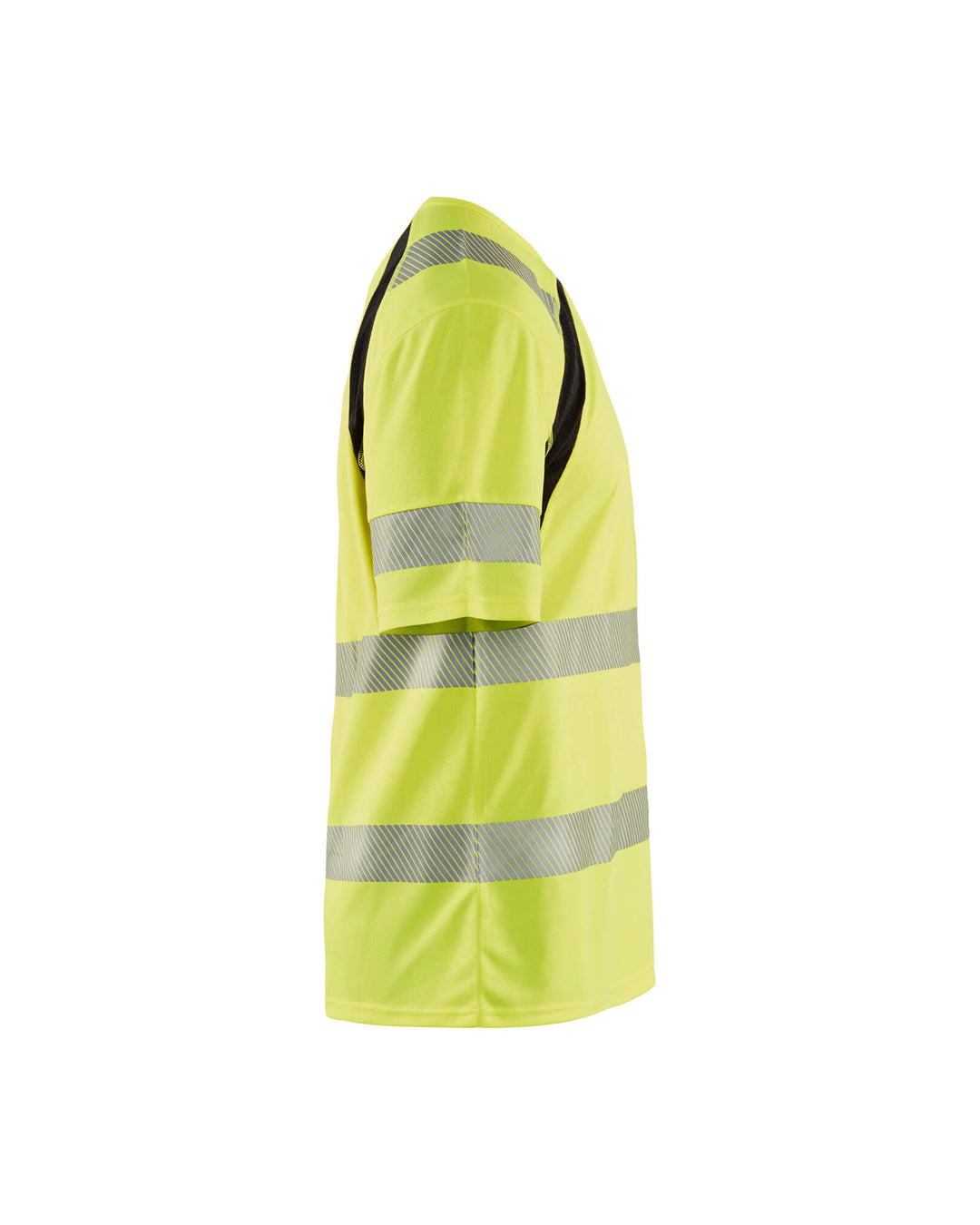 Blaklader 33971013 Hi-Vis T-Shirt UV-Protection Yellow/Black Right #colour_yellow-black