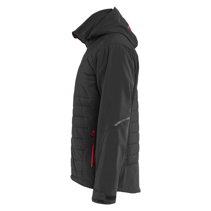Blaklader 47432513 Hybrid Jacket Black/Red Left #colour_black-red