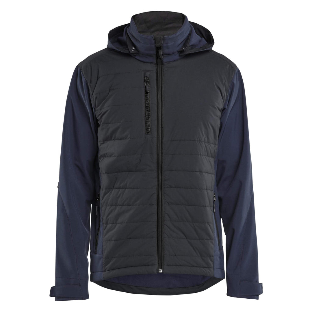 Blaklader 47432513 Hybrid Jacket Dark Navy Blue/Black Main #colour_dark-navy-blue-black