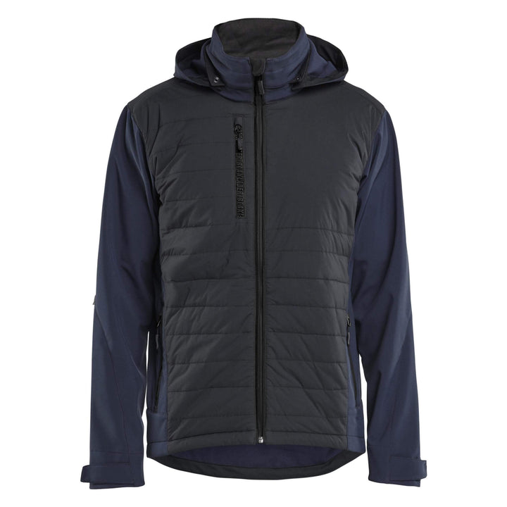 Blaklader 47432513 Hybrid Jacket Dark Navy Blue/Black Main #colour_dark-navy-blue-black