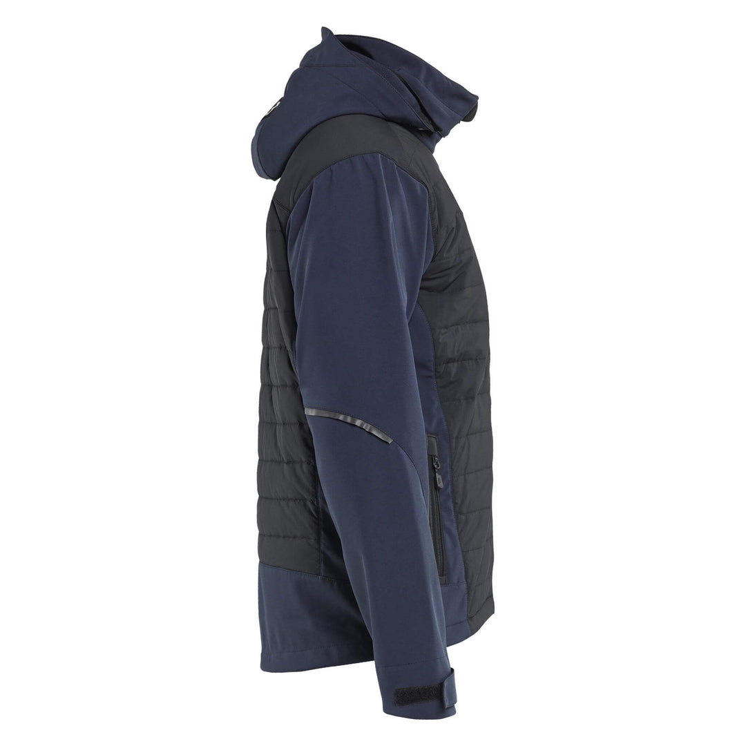 Blaklader 47432513 Hybrid Jacket Dark Navy Blue/Black Right #colour_dark-navy-blue-black