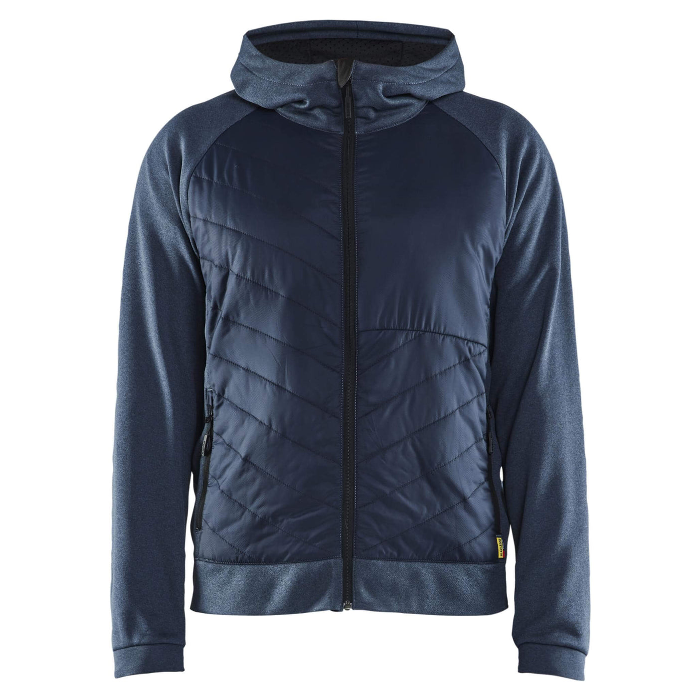 Blaklader 34632533 Hybrid Sweatshirt Jacket Numb Blue/Dark Navy Blue Main #colour_numb-blue-dark-navy-blue