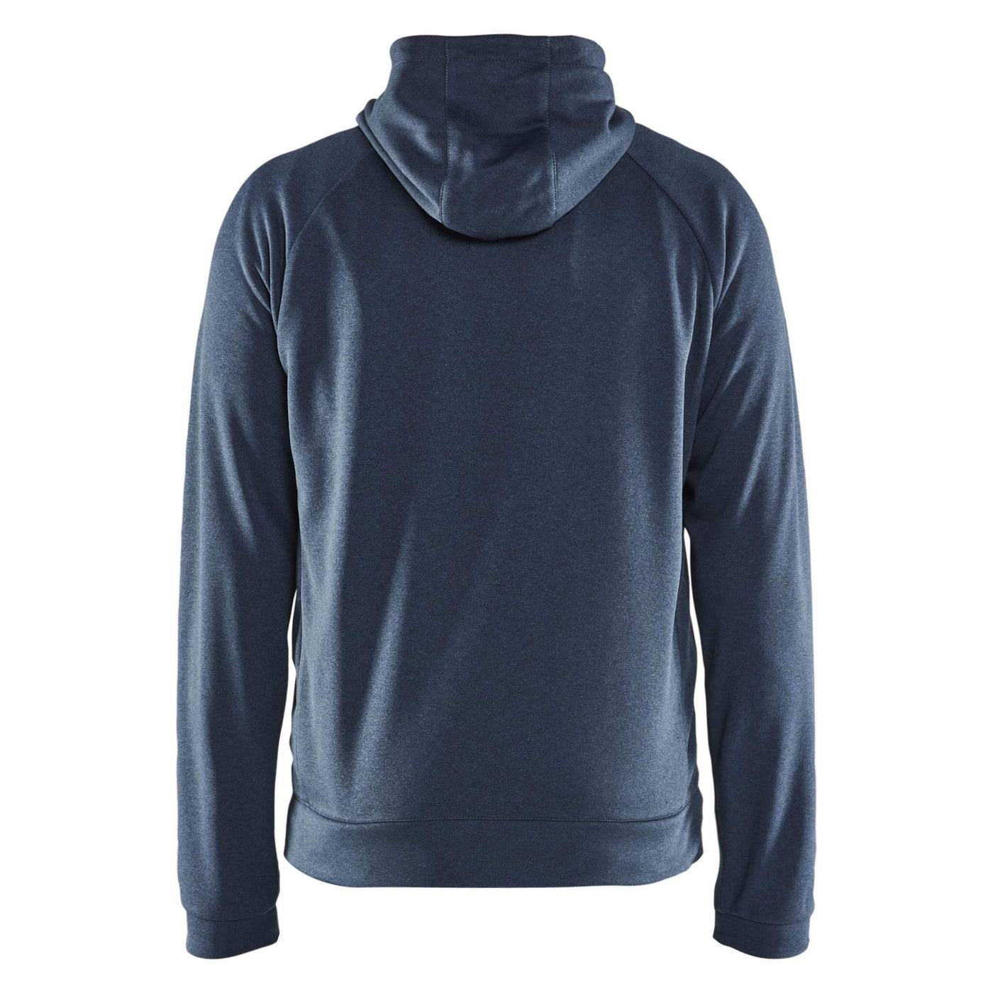 Blaklader 34632533 Hybrid Sweatshirt Jacket Numb Blue/Dark Navy Blue Rear #colour_numb-blue-dark-navy-blue