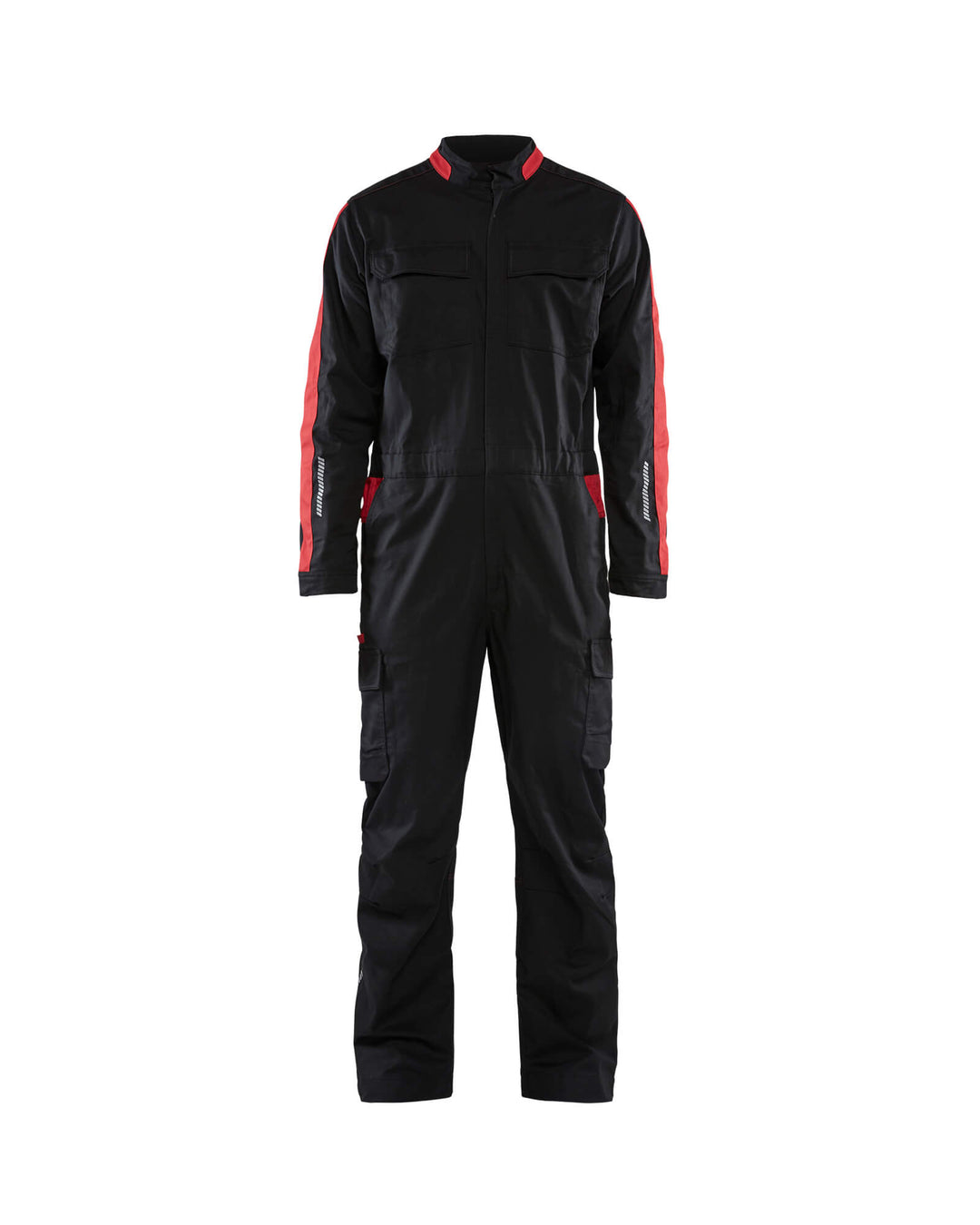 Blaklader 61441832 Industry Overalls Stretch Black/Red Main #colour_black-red