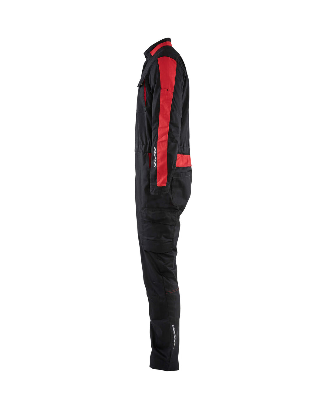 Blaklader 61441832 Industry Overalls Stretch Black/Red Left #colour_black-red