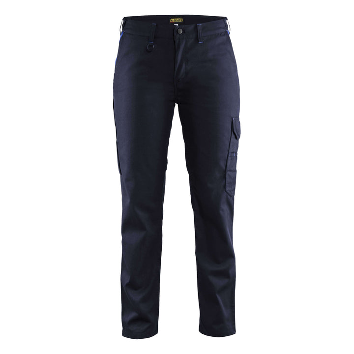 Blaklader 71041800 Industry Work Trousers Navy Blue/Cornflower Blue Main #colour_navy-blue-cornflower-blue