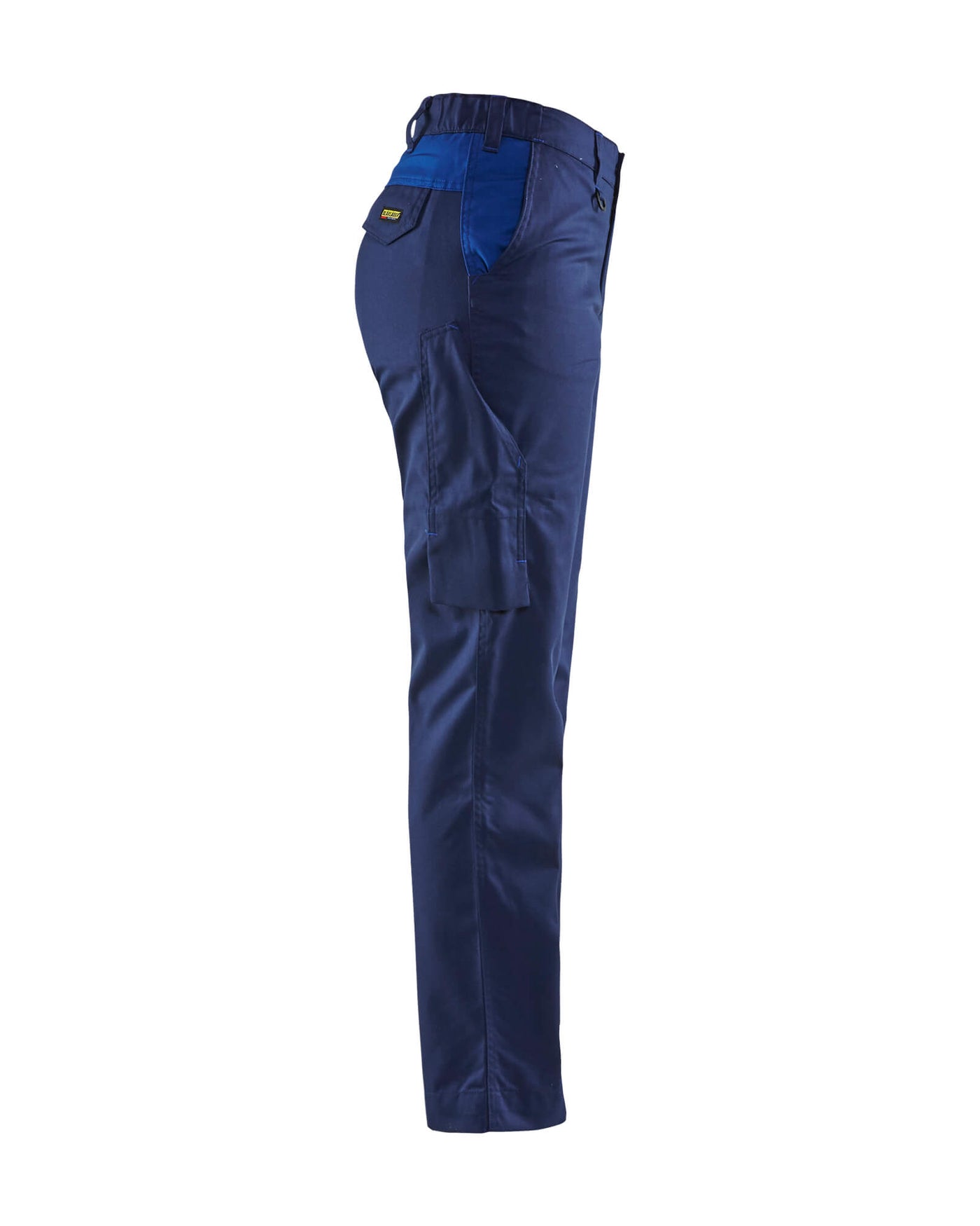 Blaklader 71041800 Industry Work Trousers Navy Blue/Cornflower Blue Right #colour_navy-blue-cornflower-blue