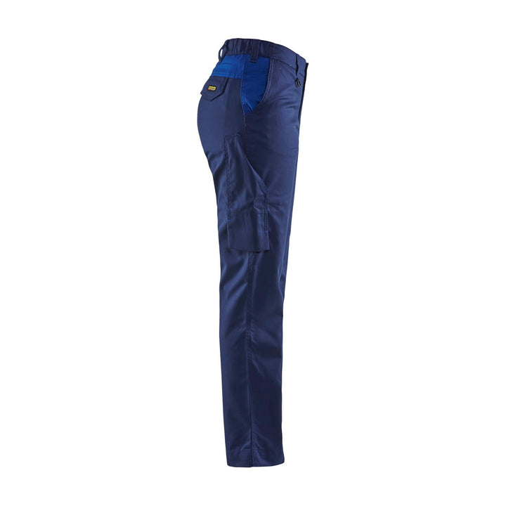 Blaklader 71041800 Industry Work Trousers Navy Blue/Cornflower Blue Main #colour_navy-blue-cornflower-blue