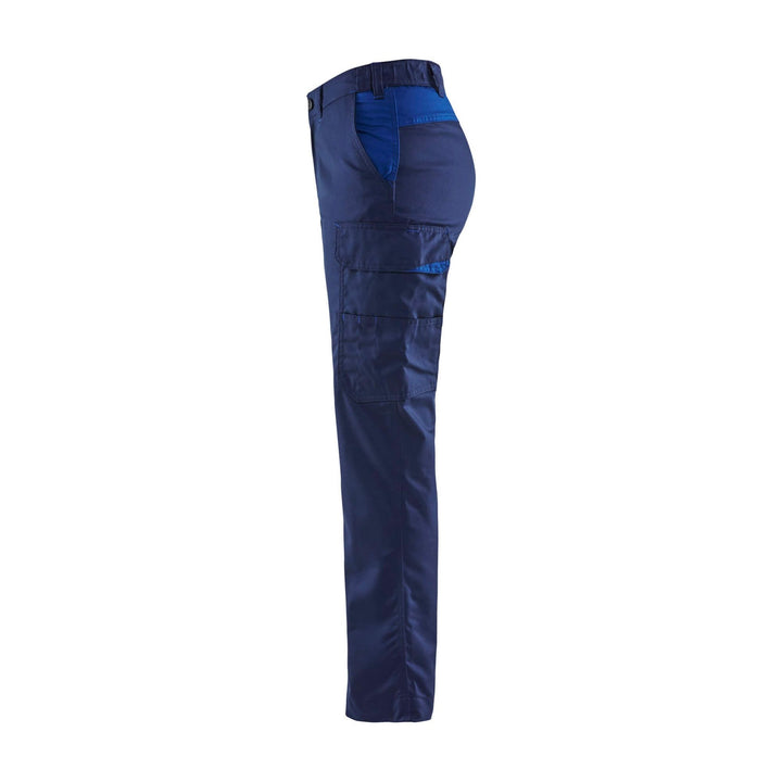 Blaklader 71041800 Industry Work Trousers Navy Blue/Cornflower Blue Main #colour_navy-blue-cornflower-blue