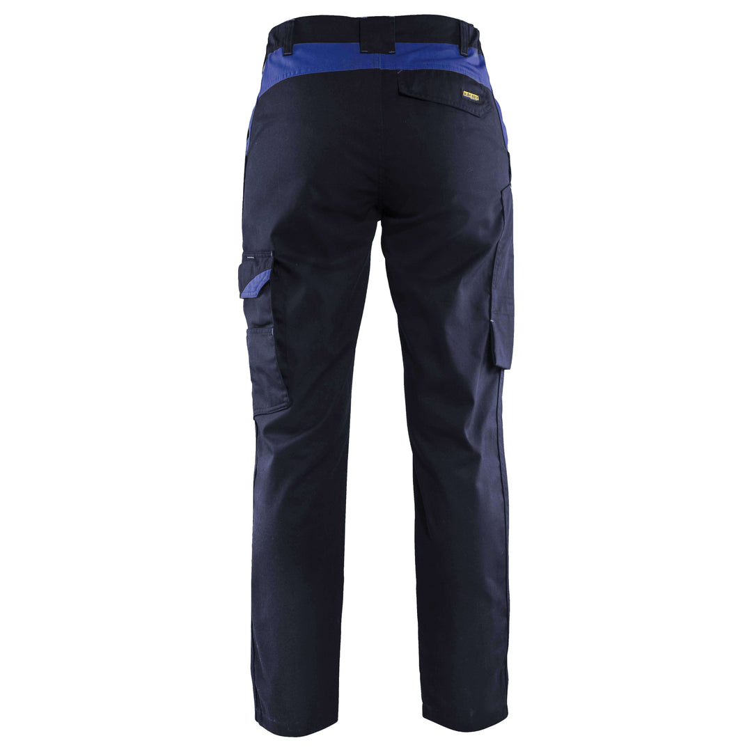 Blaklader 71041800 Industry Work Trousers Navy Blue/Cornflower Blue Main #colour_navy-blue-cornflower-blue