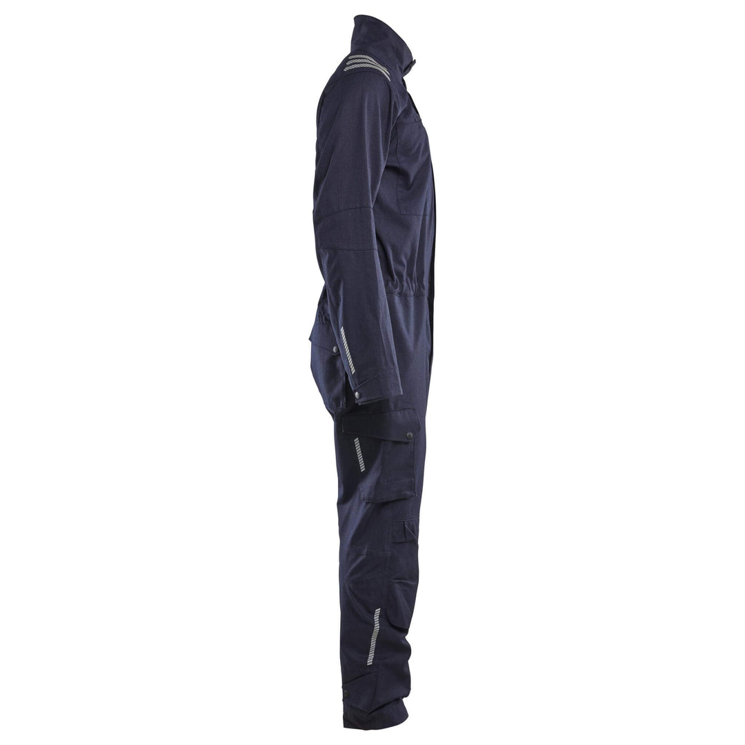 Blaklader 60771512 Inherent Flame Retardant Overall Navy Blue Right #colour_navy-blue
