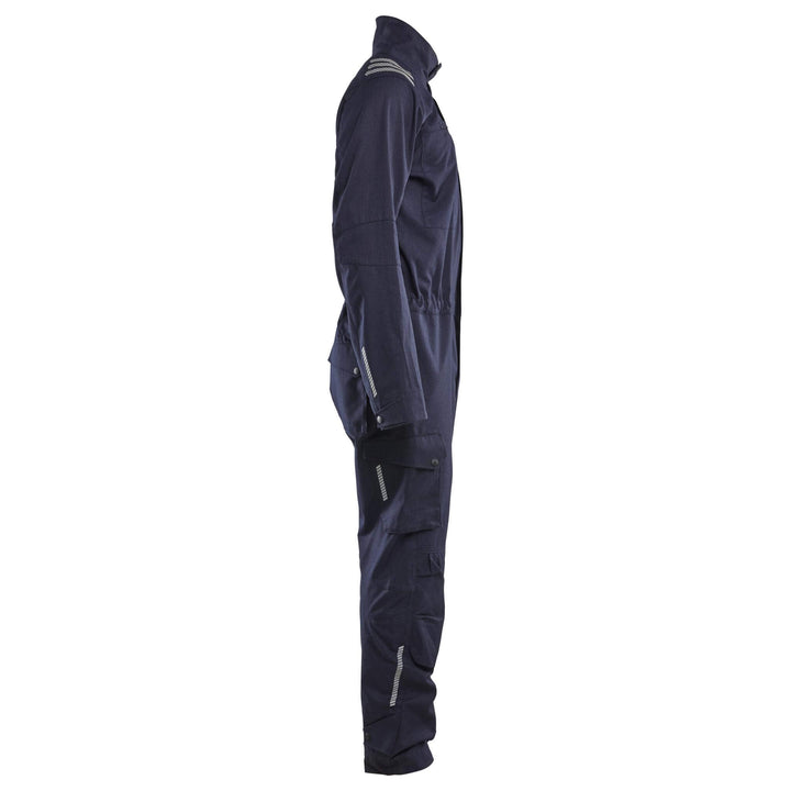 Blaklader 60771512 Inherent Flame Retardant Overall Navy Blue Right #colour_navy-blue