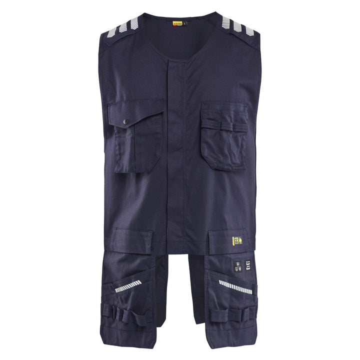 Blaklader 30391512 Inherent Flame Retardant Vest Navy Blue Main #colour_navy-blue