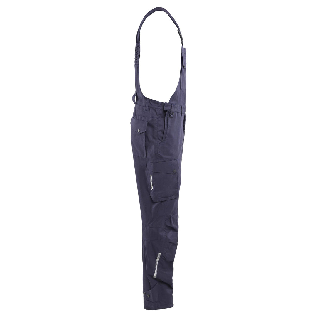 Blaklader 26171512 Inherent FR Bib Trousers Metal Free Navy Blue Right #colour_navy-blue