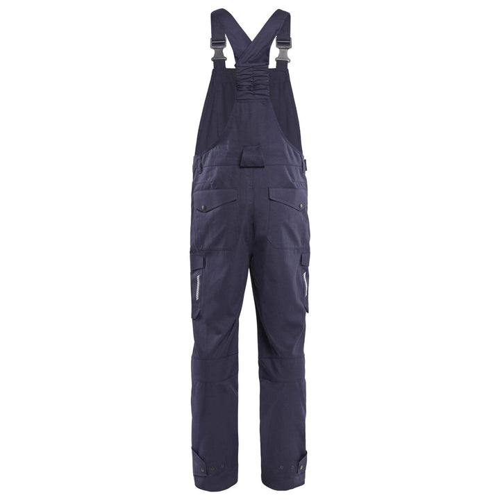 Blaklader 26171512 Inherent FR Bib Trousers Metal Free Navy Blue Rear #colour_navy-blue