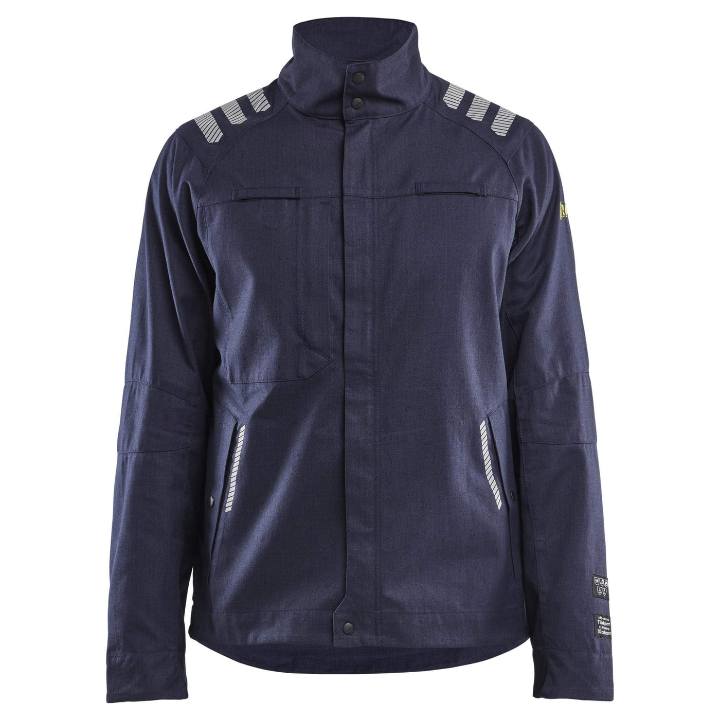 Blaklader 44071512 Inherent Metal Free FR Jacket Navy Blue Main #colour_navy-blue