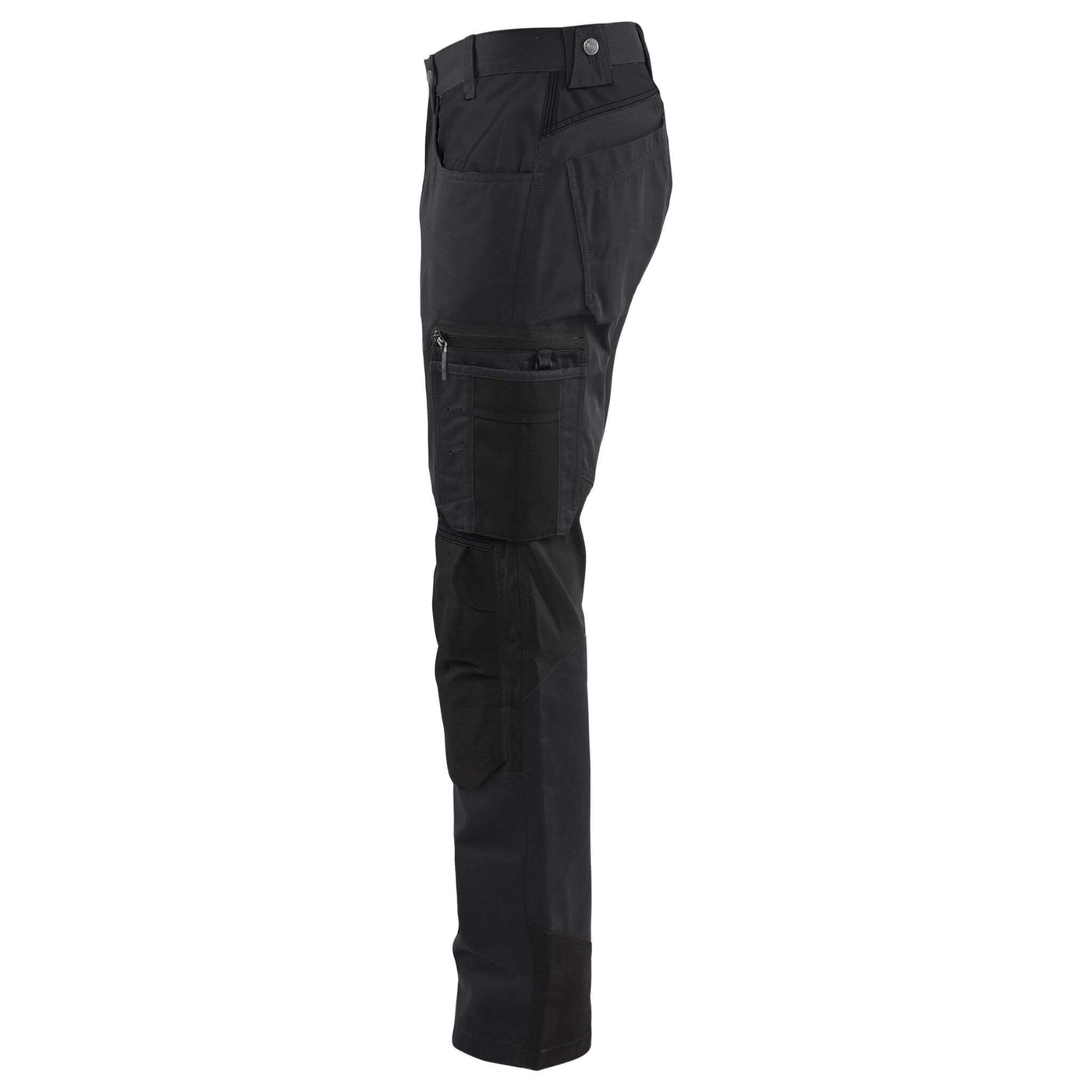 Blaklader 15561310 Kneepad Trousers Without Holster Pockets Black Left #colour_black