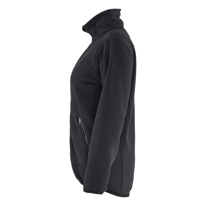 Blaklader 47442510 Ladies Fleece Jacket Black Left #colour_black