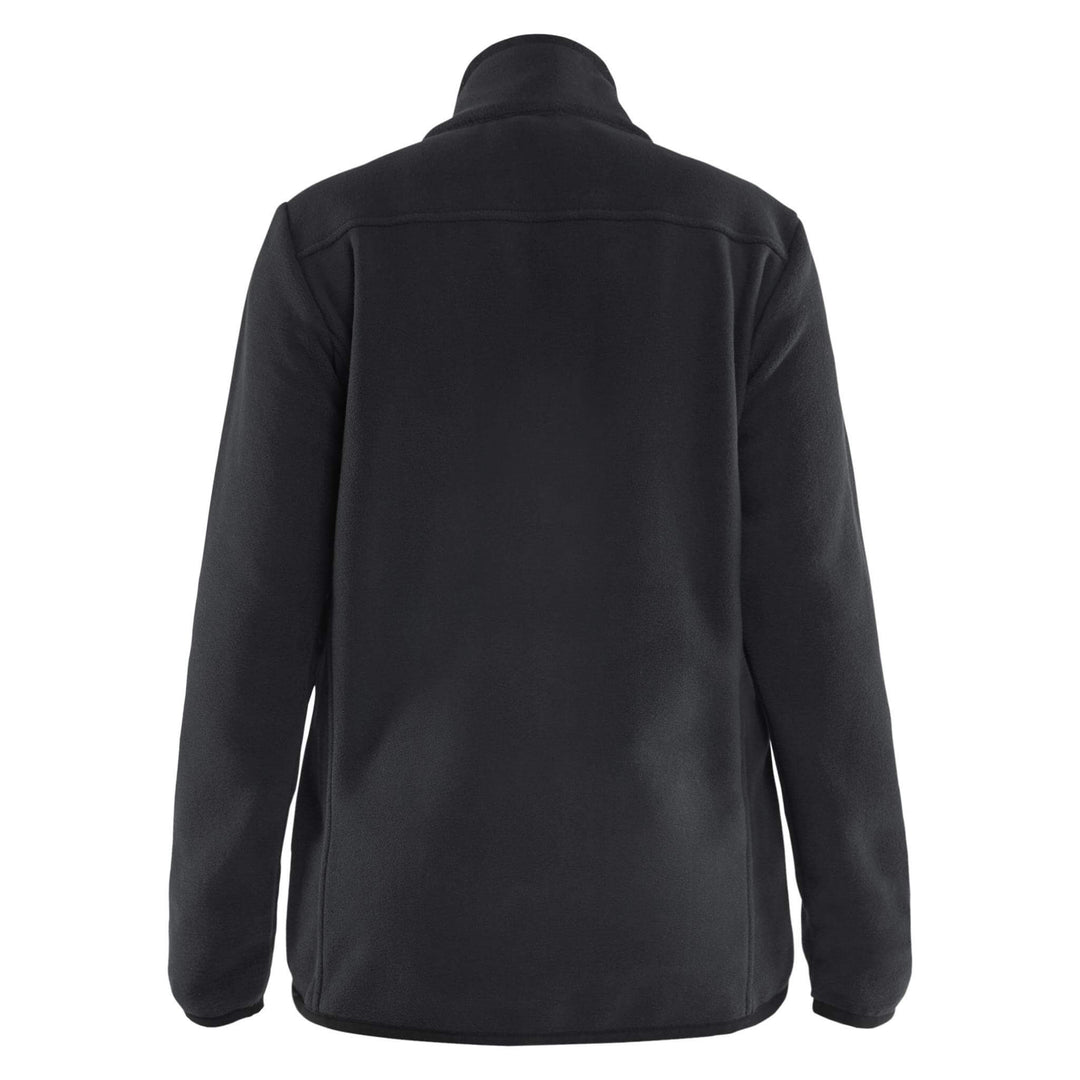 Blaklader 47442510 Ladies Fleece Jacket Black Rear #colour_black