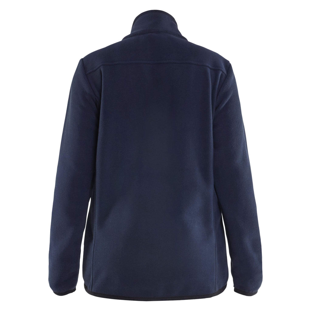 Blaklader 47442510 Ladies Fleece Jacket Navy Blue Rear #colour_navy-blue