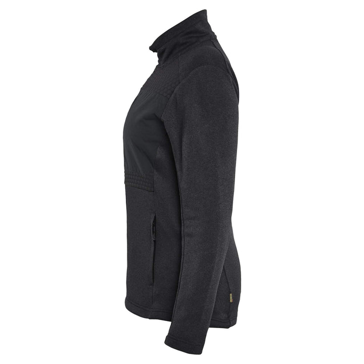 Blaklader 35492526 Ladies Full Zip Sweatshirt Black Left #colour_black