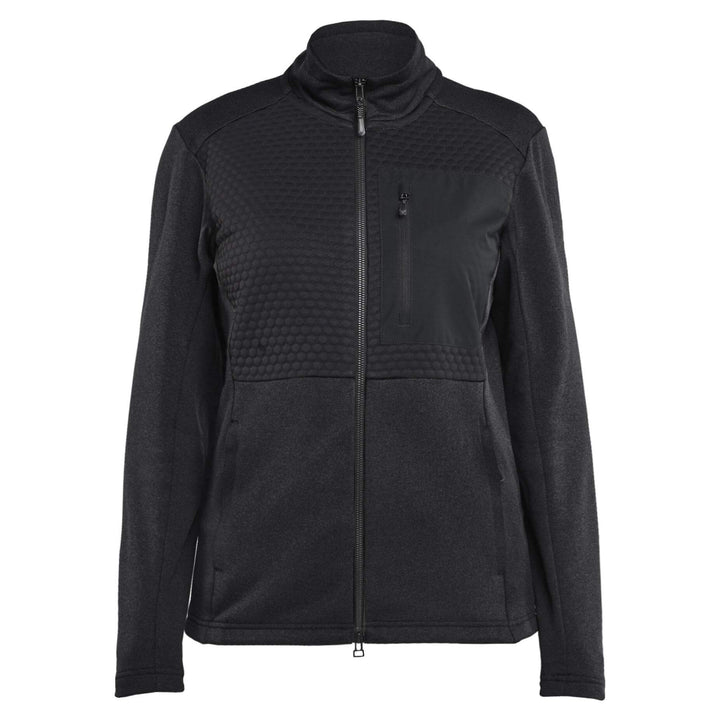 Blaklader 35492526 Ladies Full Zip Sweatshirt Black Main #colour_black