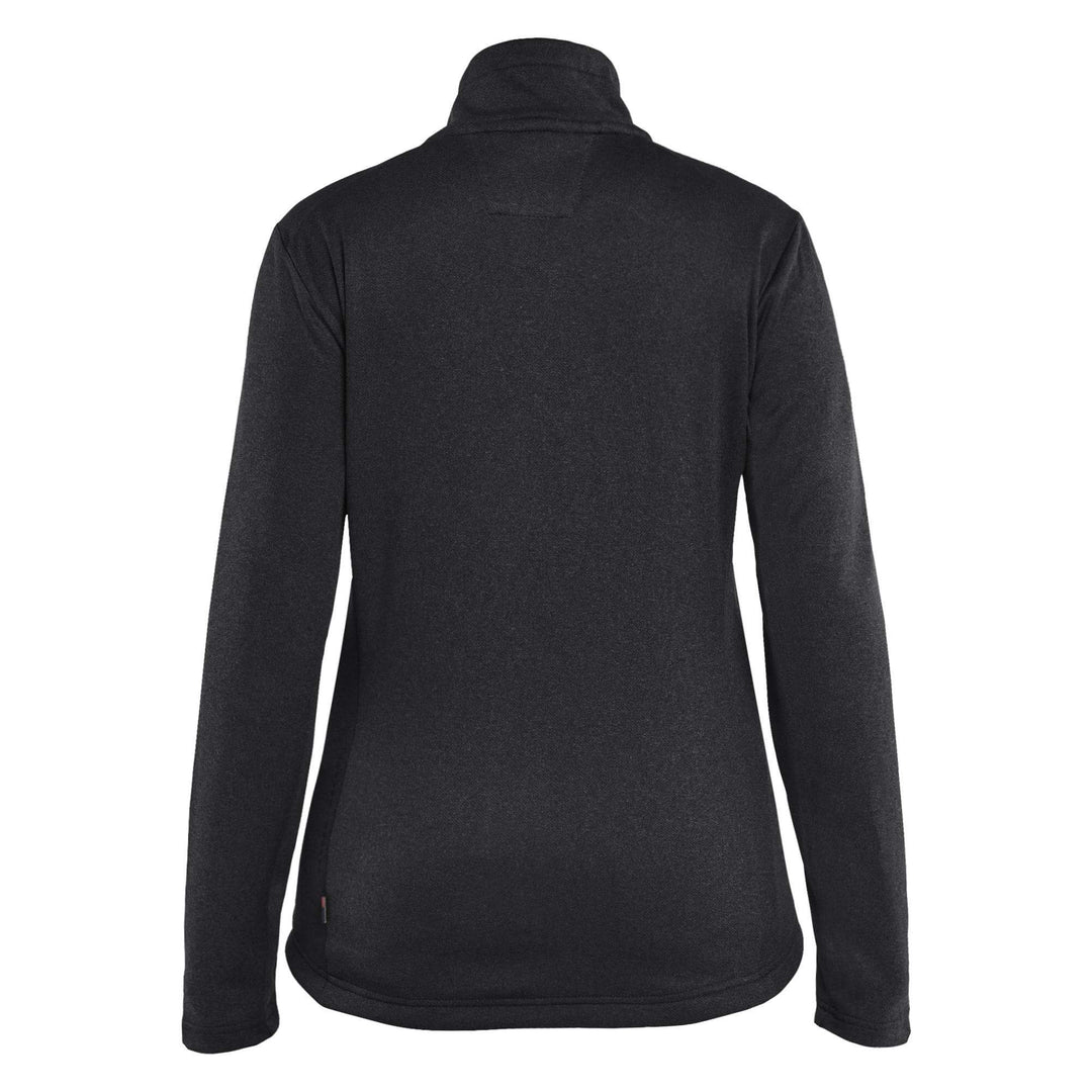Blaklader 35492526 Ladies Full Zip Sweatshirt Black Rear #colour_black