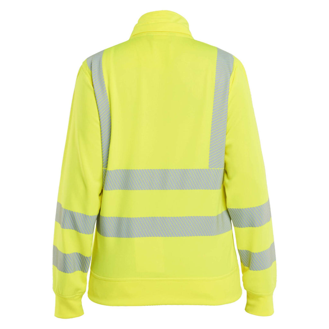 Blaklader 35742538 Ladies Hi-Vis Sweatshirt with Detachable Hood Hi-Vis Yellow Additional 1 #colour_hi-vis-yellow