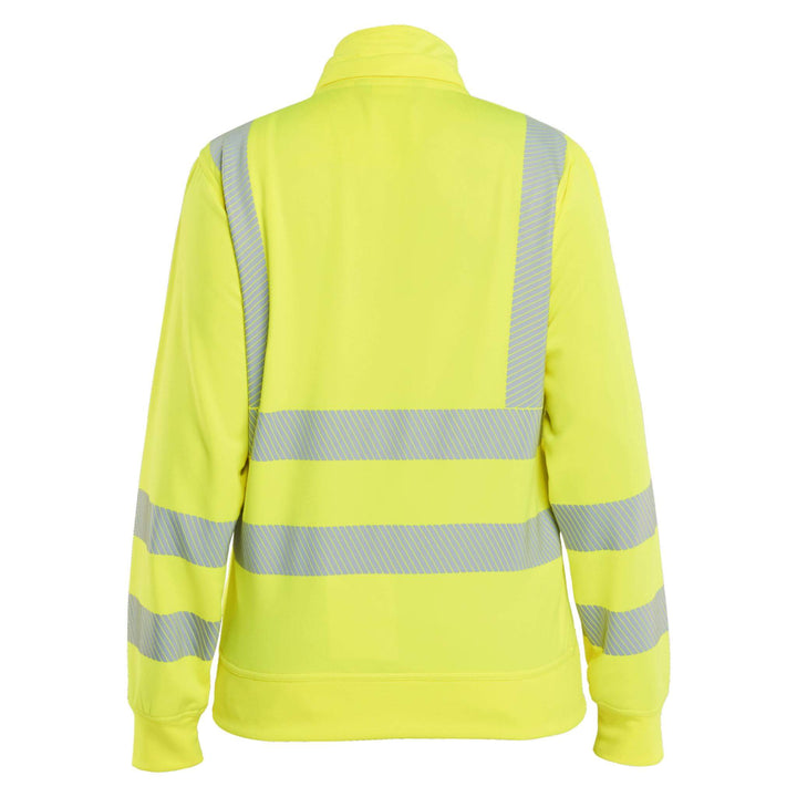 Blaklader 35742538 Ladies Hi-Vis Sweatshirt with Detachable Hood Hi-Vis Yellow Additional 1 #colour_hi-vis-yellow