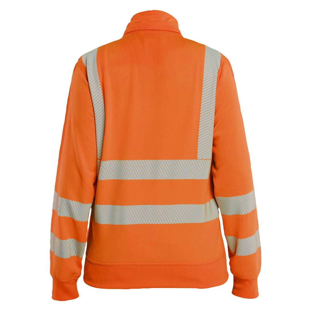 Blaklader 35742538 Ladies Hi-Vis Sweatshirt with Detachable Hood Orange Additional 1 #colour_orange