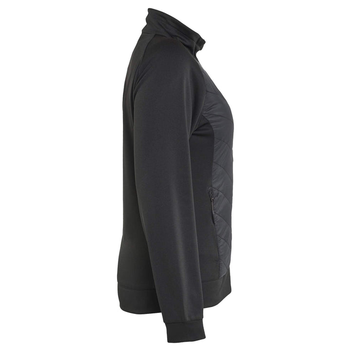 Blaklader 34192526 Ladies Hybrid Zip Sweatshirt Jacket Black/Dark Grey Right #colour_black-dark-grey