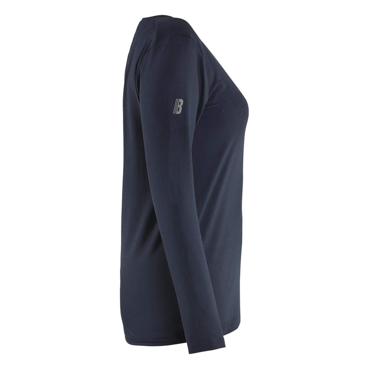 Blaklader 34271126 Ladies UV-Protect Long-Sleeve Lightweight Function T-Shirt Dark Navy Blue Right #colour_dark-navy-blue