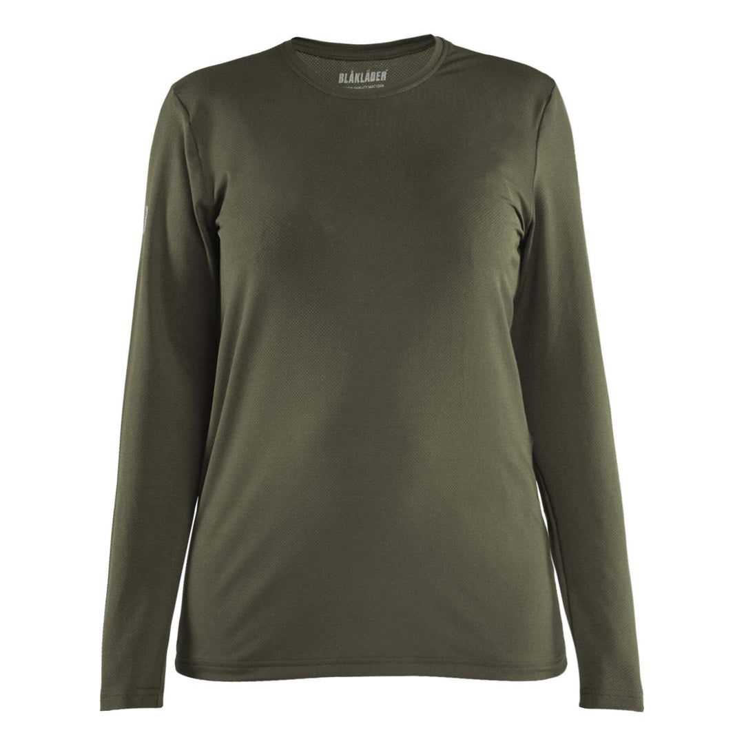 Blaklader 34271126 Ladies UV-Protect Long-Sleeve Lightweight Function T-Shirt Forest Night Main #colour_forest-night