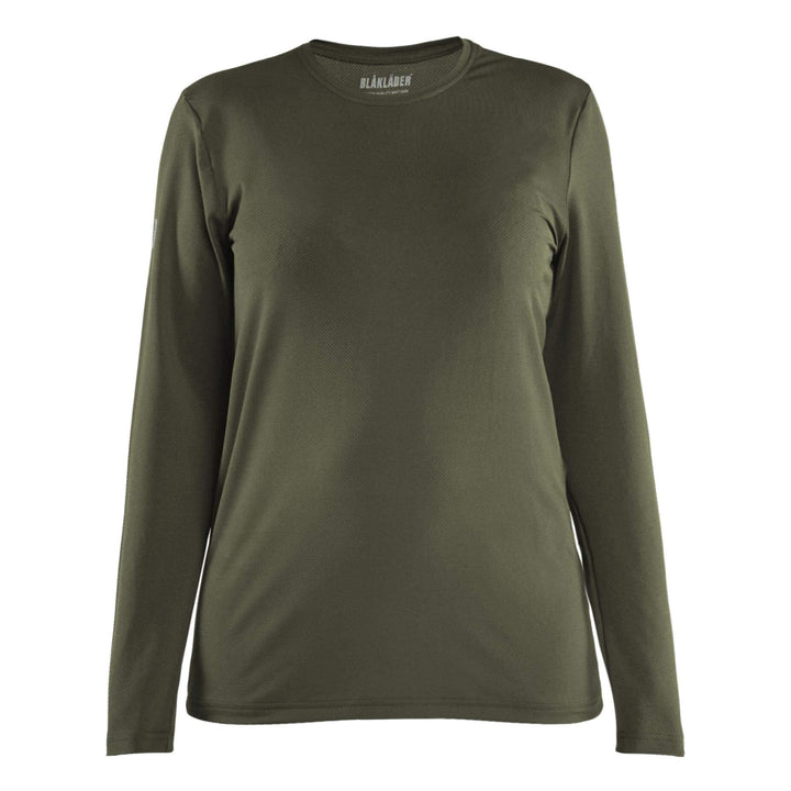 Blaklader 34271126 Ladies UV-Protect Long-Sleeve Lightweight Function T-Shirt Forest Night Main #colour_forest-night