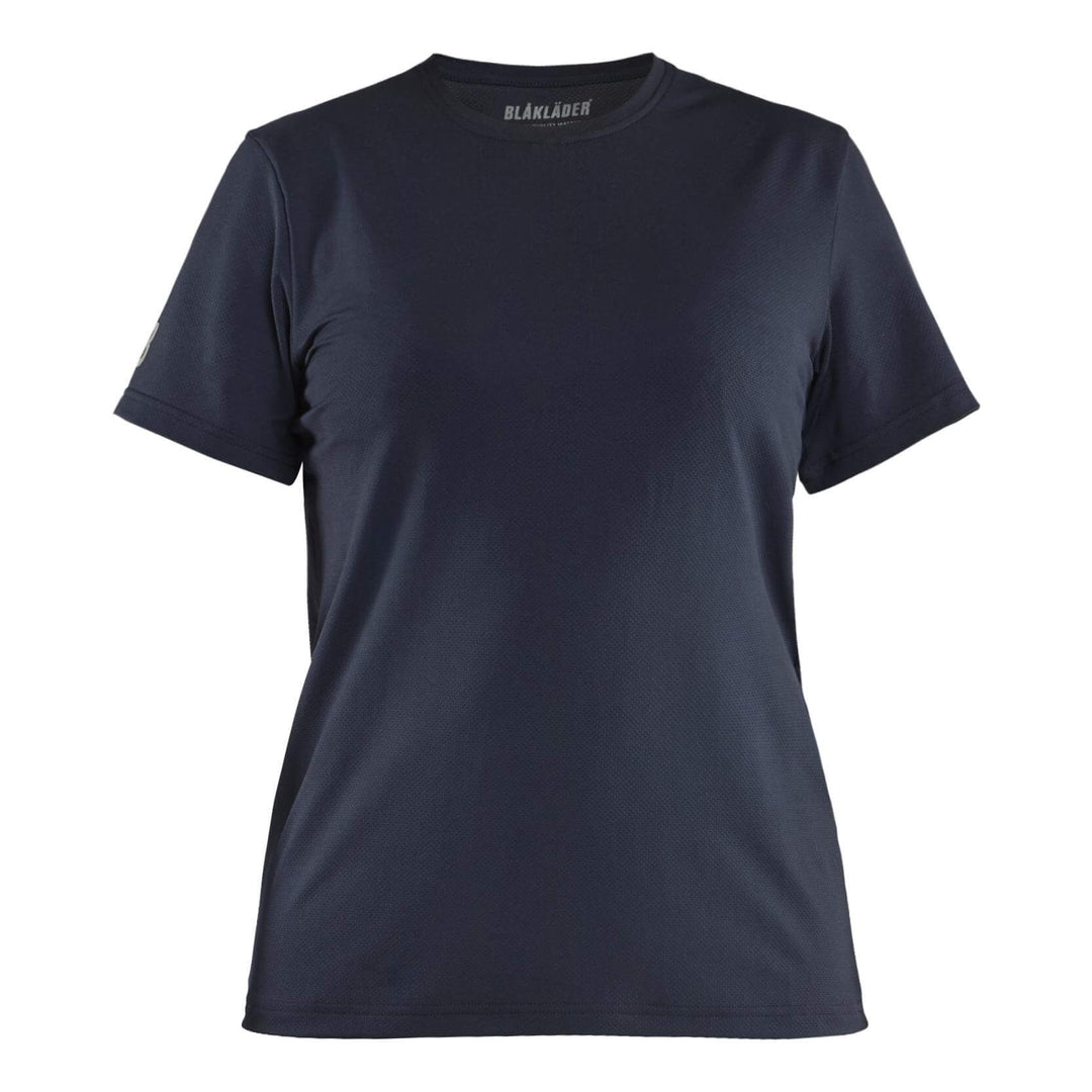 Blaklader 34261126 Ladies UV-protect Lightweight Function T-Shirt Dark Navy Blue Main #colour_dark-navy-blue