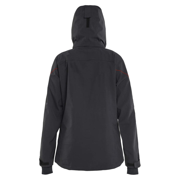Blaklader 44031917 Ladies Waterproof Stretch Shell Jacket Black/Red Additional 1 #colour_black-red