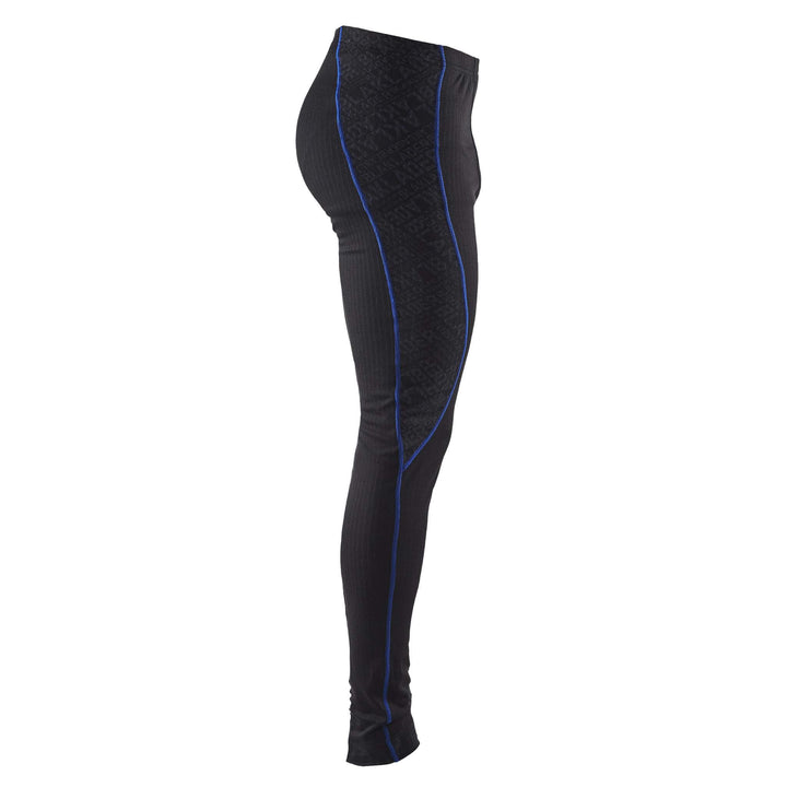 Blaklader 18401707 Light Underwear Moisture-Wicking Baselayer Trousers Black/Cornflower Blue Right #colour_black-cornflower-blue