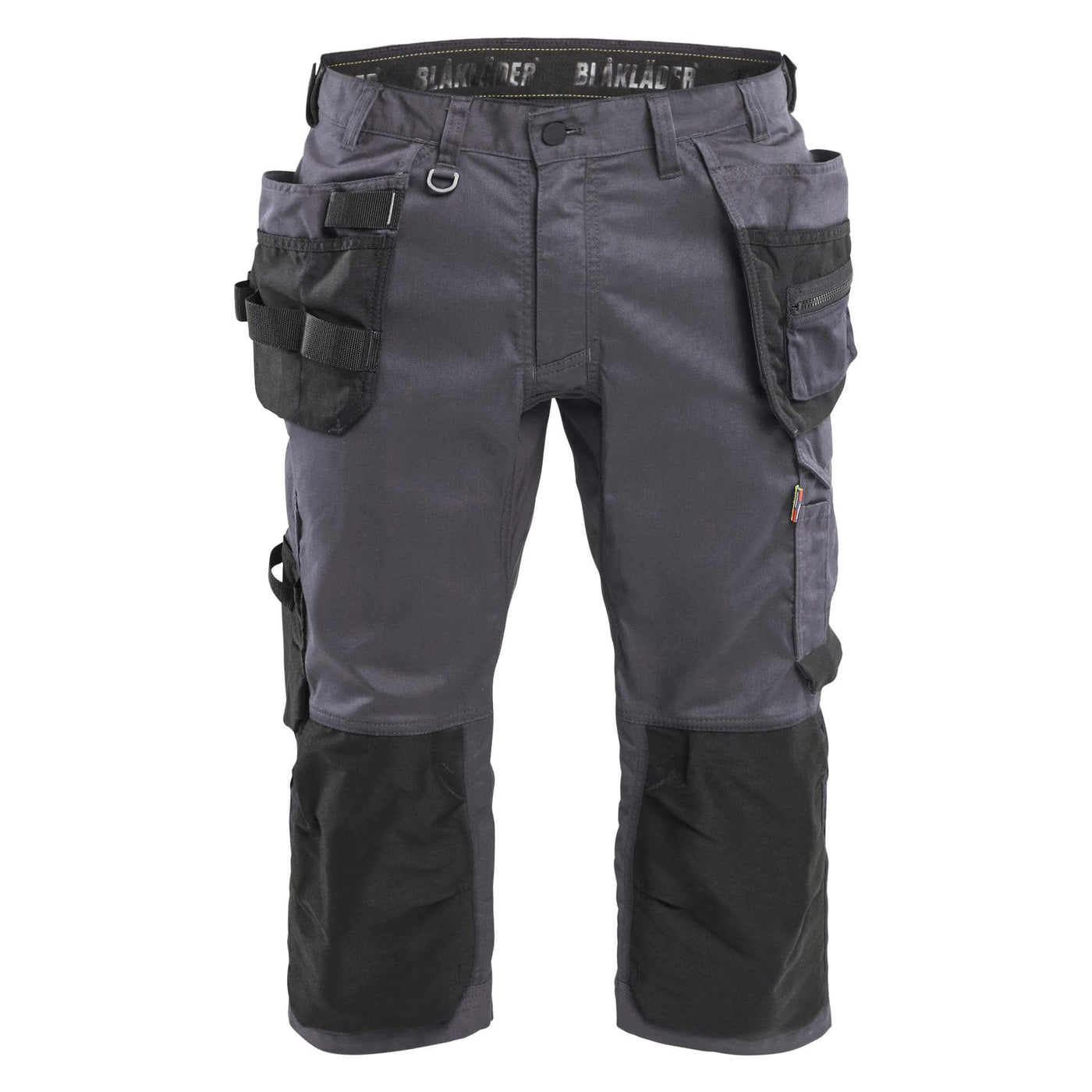 Blaklader 17541832 Lightweight Craftsman Pirate Stretch Shorts Mid Grey Main #colour_mid-grey