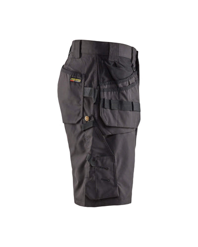 Blaklader 15261845 Lightweight Craftsman Shorts Dark Grey/Black Right #colour_dark-grey-black