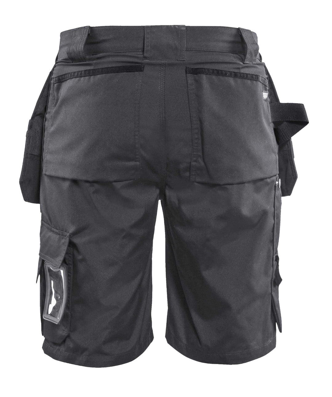 Blaklader 15261845 Lightweight Craftsman Shorts Dark Grey/Black Rear #colour_dark-grey-black