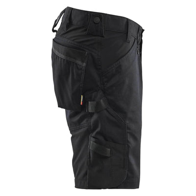 Blaklader 17531832 Lightweight Craftsman Stretch Shorts Black Right #colour_black