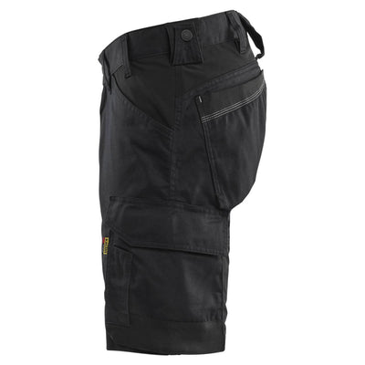 Blaklader 17531832 Lightweight Craftsman Stretch Shorts Black Left #colour_black