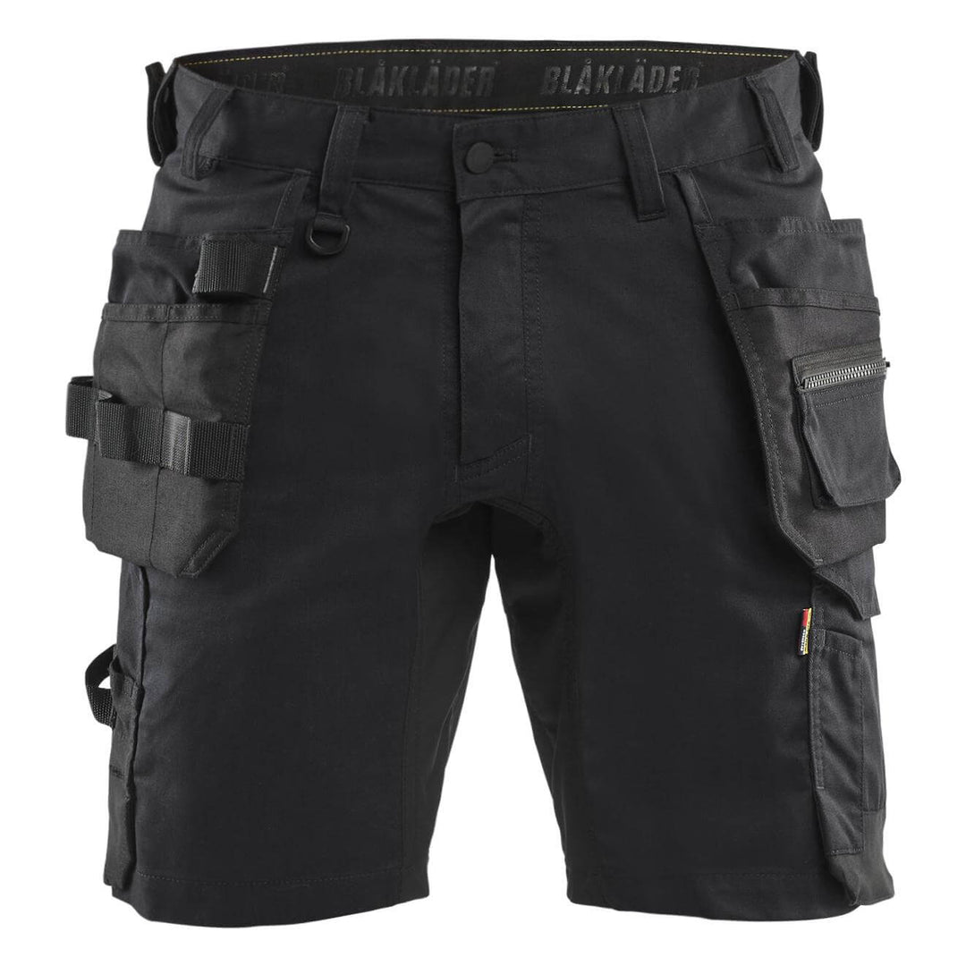 Blaklader 17521832 Lightweight Craftsman Stretch Shorts with Holster Pockets Black Main 
