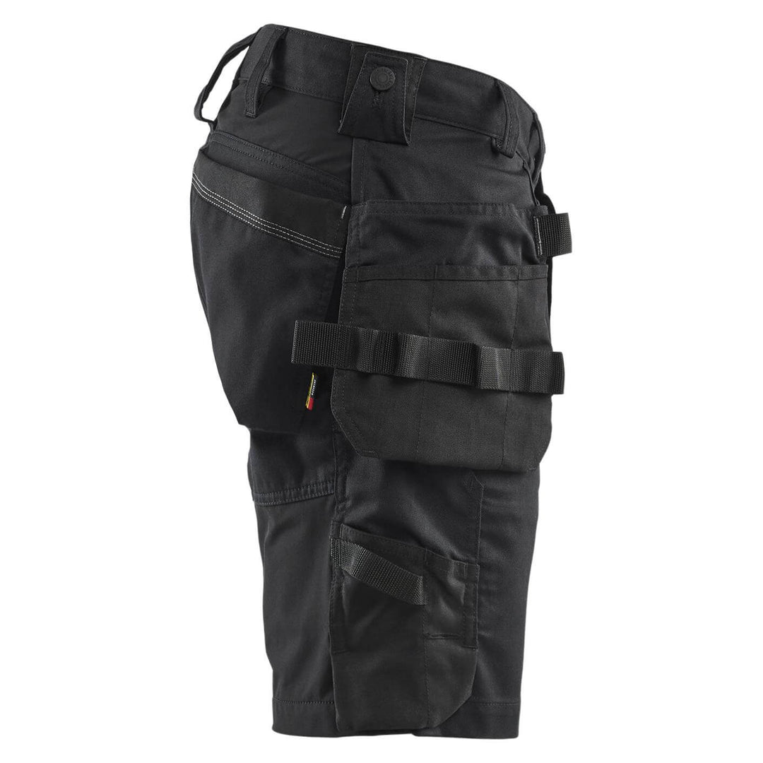 Blaklader 17521832 Lightweight Craftsman Stretch Shorts with Holster Pockets Black Right 